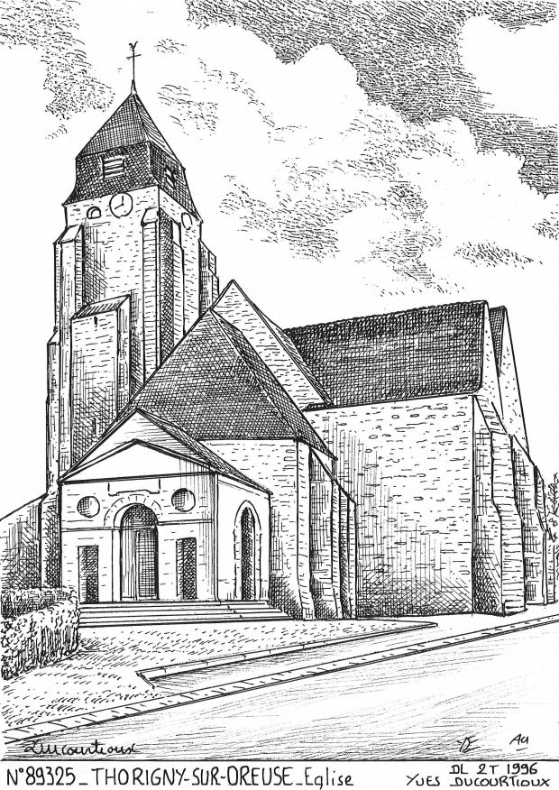 N 89325 - THORIGNY SUR OREUSE - église